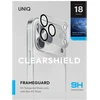 Szkło na objektyvas aparatu UNIQ Optix Clearshield Frameguard Camera Lens Protector do iPhone 18 Pro Max crystal clear su aplikatorem