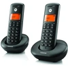 Telefonas stacionarus belaidis komplektas 2 vnt. Motorola E202 juoda