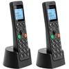 Telefonas stacionarus Motorola DOT202 DUO Juodas - TELEFONAS DECT