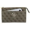 Guess PU 4G Metal Logo Phone Bag rudos spalvos