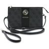 Torebka na telefon Guess 4G with Round 4G & Classic Logos Stripe juoda