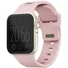 UNIQ apyrankė Stride Apple Watch Series1/2/3/4/5/6/7/8/9/SE/SE2 38/40/41mm FKM Rubber Strap rožinės spalvos
