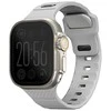 UNIQ apyrankė Stride Apple Watch Series1/2/3/4/5/6/7/8/9/SE/SE2/Ultra/Ultra 2 42/44/45/49mm FKM Rubber Strap pilkos spalvos