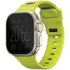 UNIQ apyrankė Stride Apple Watch Series1/2/3/4/5/6/7/8/9/SE/SE2/Ultra/Ultra 2 42/44/45/49mm FKM Rubber Strap laimo spalvos