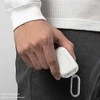 UNIQ dėklas Glase AirPods Pro dūmų spalvos