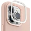 UNIQ dėklas Lino Hue Apple iPhone 14 Pro 6,1"Magclick Charging rožinės spalvos