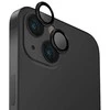 UNIQ Optix Aliuminio Camera LensProtector Apple iPhone 15 6.1" / 15 Plus 6.7" midnight juodas su aplkatoiumi