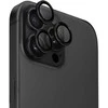 Uniq Optix aliuminio kameros objektyvo apsauga iPhone 16 Pro / 16 Pro Max su aplikatoriumi - Juodas