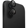 Uniq Optix aliuminio fotoaparato objektyvo apsauga iPhone 16 / 16 Plus su aplikatoriumi - juodas
