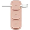 UNIQ Pod Mag magnetic cable organizer + base blush rožinės spalvos