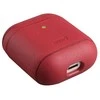 UNIQ Terra dėklas AirPods 1/2 gen. Genuine Leather red