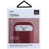 UNIQ Terra dėklas AirPods 1/2 gen. Genuine Leather red