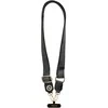 Universal lanyard Guess CBDY 4G Tether Patch Strass Metal Logo juodos spalvos