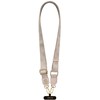 Dėklas Universal lanyard Guess CBDY 4G Tether Patch Strass Metal Logo pink