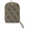 Dėklas Guess Crossbody Strap PU 4G Metal Logo + Purse rudos spalvos