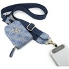 Universali smycz su portfelem Guess 4G Metal Logo mėlyna