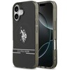 Us Polo Assn US Polo DH and Bottom Stripe Logo MagSafe dėklas skirtas Apple iPhone 17 juodos spalvos