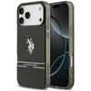 Us Polo Assn US Polo DH and Bottom Stripe Logo MagSafe dėklas skirtas Apple iPhone 17 Pro Max juodos spalvos