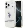 Us Polo Assn US Polo DH and Bottom Stripe Logo MagSafe dėklas skirtas Apple iPhone 17 Pro baltos spalvos