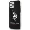 Dėklas Us Polo Assn US Polo USHCP12LTPUHRBK Apple iPhone 12 Pro Max 6,7″ juodos spalvos Shiny Big Logo
