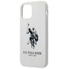 Dėklas „Us Polo Assn US Polo“ USHCP12MSLHRWH „Apple iPhone 12/12 Pro 6,1“ baltos spalvos silikoninė kolekcija
