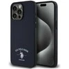 Us Polo Assn US Polo USHCP15XPARV Apple iPhone 15 Pro Max 6,7" dėklas telefonui mėlynos spalvos Printed DH Logo