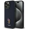 Us Polo Assn US Polo USHCP15XPEMV Apple iPhone 15 Pro Max 6,7" dėklas telefonui mėlynos spalvos Embroidered DH Color