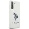 Dėklas Us Polo Assn US Polo USHCS21SSLHRWH S21 G991 baltos spalvos Silicone Logo