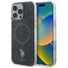Us Polo Assn US Polo IML Ring MagSafe Apple iPhone 16 Pro Case - dėklas telefonui juodos spalvos