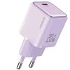 USAMS įkroviklis 1xUSB-C PD20W (tik antgalis) PD3.0 greito įkrovimo violetinė X-ron serijos CC183TC0