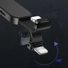 USAMS ADAPTER AU08 2W1 2X LIGTNING LED + RING HOLDER Juodas