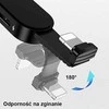 USAMS ADAPTER AU10 2W1 LIGHTING - 3.5MM + LIGHTING LED Juodas