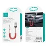 Mašininis AUX (3.5m) - Bluetooth 5.0 audio adapteris USAMS, juodas