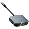 USAMS adapteris USB-C - USB 3.0 + RJ45 prievadas Ethernet pilkas/pilkas TCSJ14601 (US-SJ146)
