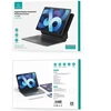 USAMS Apple iPad Pro 11" juodos spalvos dėklas planšetiniam kompiuteriui su klaviatūra Miaoke Series IPP109MG01 (US-BH875)