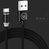 USB Usams USB-A – USB-C laidas 1 m juodas (63741-uniw)