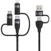 USAMS Kabelis U85 2xUSB-C/USB/Micro-USB/Lightning 6in1 1.2m 100W PD Fast Charge juodos spalvos SJ645USB01