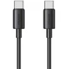 USAMS Kabelis USB-C į USB-C 60W 1m Fast Charging YD Series juodos spalvos SJ711USB01(US-SJ711)