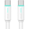 USAMS Kabelis USB-C/USB-C 1m SJ73460W baltos spalvos YU Series SJ734USB02 (US-SJ734)