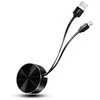 USAMS Kabelis zwijany U-Bin USB-C 1m. 2Aczarny/juodas TCUSBZH01 (US-SJ164)