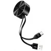 USAMS Kabelis zwijany U-Bin USB-C 1m. 2Aczarny/juodas TCUSBZH01 (US-SJ164)
