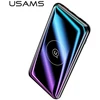 USAMS Powerbank indukcyjny PB27 10000mAhQC3.0+PD 10W Fast Charge juoda/juodas 10KCD8801 (US-CD88)