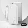 USAMS Powerbank PB56 10000mAh 22.5W 2xQC3.0 + PD Fast Charge baltos spalvos 10KCD15102 (US-CD151)