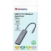 Verbatim Adapteris Hub USB-C – 2xHDMI/ 3xUSB-A/SD/Micro SD/USB-C pilkos spalvos 32151