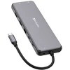 Verbatim Adapteris Hub USB-C – 2xHDMI/DP/ Eternet/6xUSB-A/Jack 3.5mm/2xUSB-C pilkos spalvos 32153