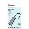 Verbatim Adapteris Hub USB-C - HDMI/ 3xUSB-A/SD/Micro SD/2xUSB-C/Eternet pilkos spalvos 32152