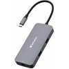 Verbatim Adapteris Hub USB-C – HDMI/USB-C /Eternet/2xUSB-A 3.0 pilkos spalvos 32150