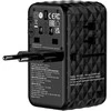 Verbatim kelioninis adapteris EU/UK/US GaN USB-A/3xUSB-C PD 140W UTA-10 juodas 32125