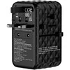 Verbatim kelioninis adapteris EU/UK/US GaN USB-A/3xUSB-C PD 140W UTA-10 juodas 32125