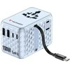 Verbatim kelioninis įkroviklis EU/UK/US GaN 2xUSB-C/2xUSB-A/1xUSB-C PD 100W mėlynos spalvos 30192